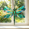 Gebleichter Acryl-Libellen-Sonnenfänger, 10-30 cm, Fensterdekoration, Natur-inspiriert