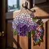 Acryl Suncatcher Lila Hortensie Blumen Fensterschmuck Boho Dekor